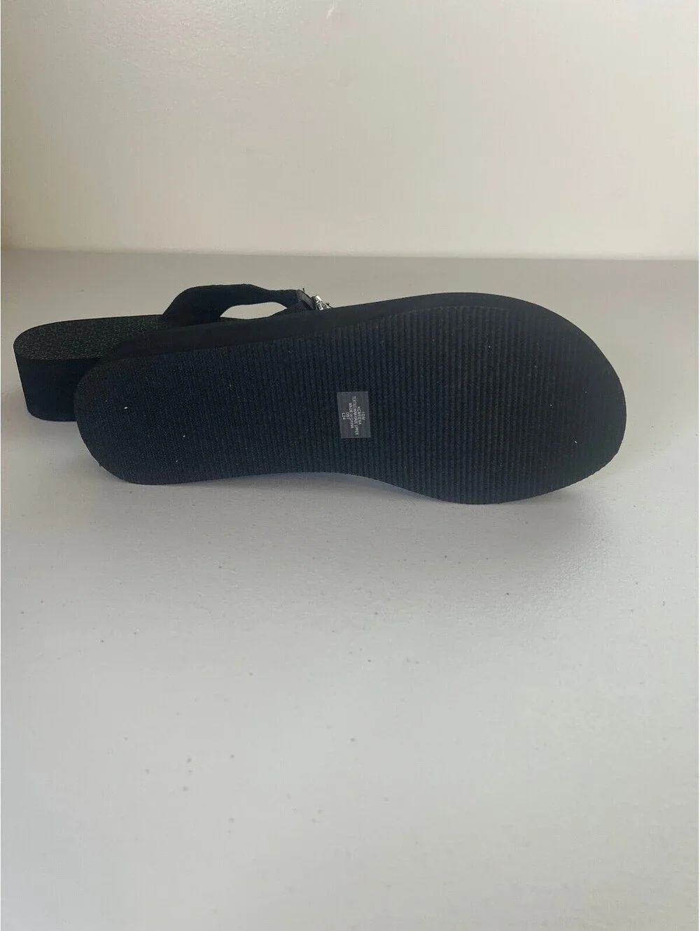 Calvin Klein Women's Meena Logo Platform Flip-Flop Sandals - Black